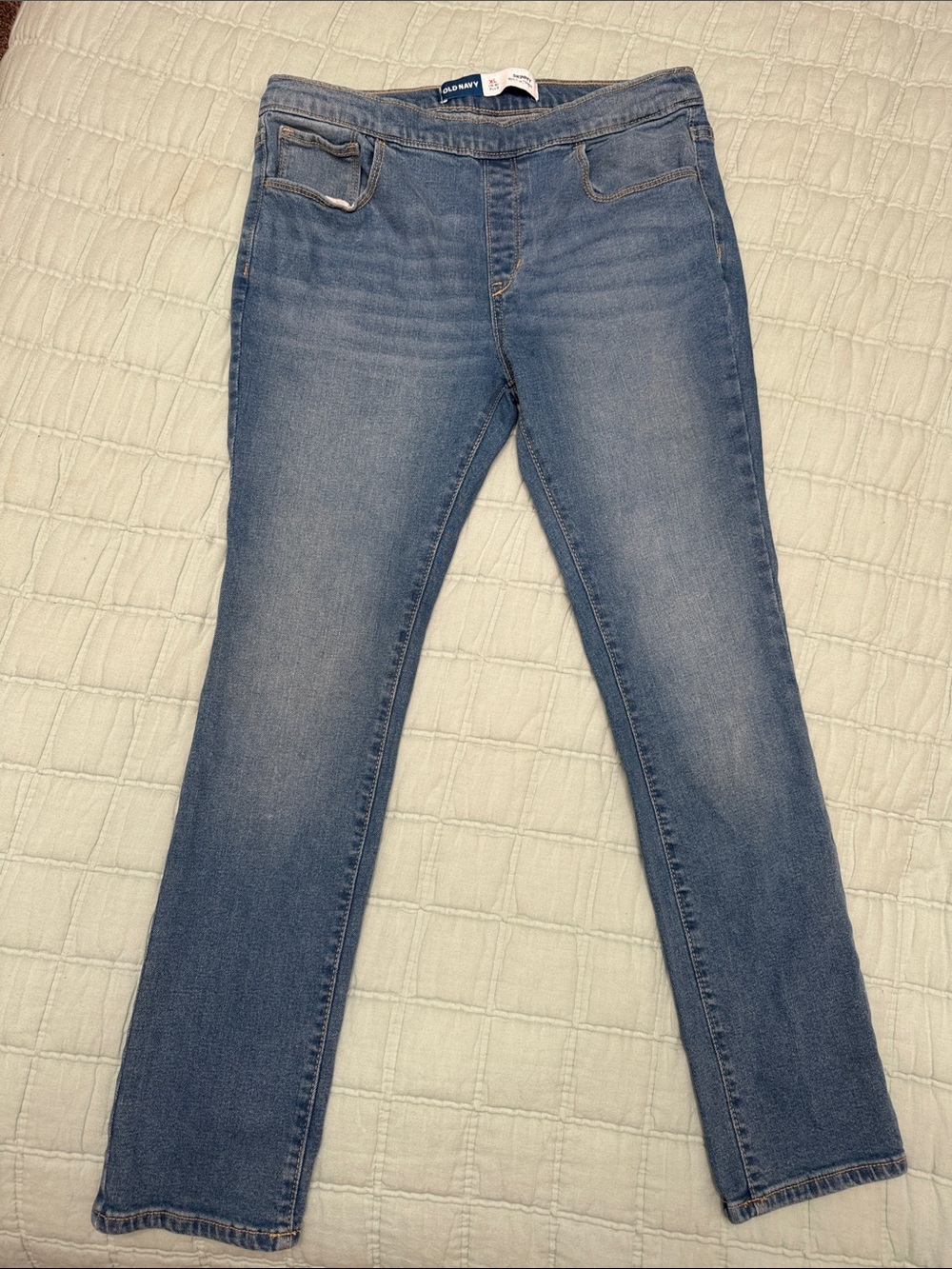 Old Navy Light Blue Girls Slim Jeans